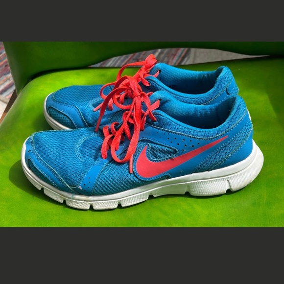 Nike Flex Experience RN2 Running Shoes Women's Size 7.5 Turquoise and Pink - Picture 4 of 11